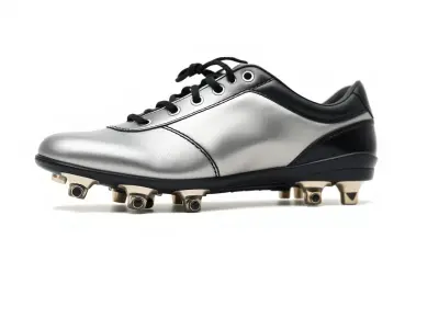 Metallic Football Boot D Model Pack Low-poly 3D model
