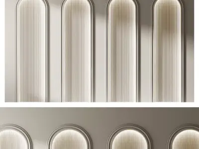Decorative V15 Wall Panels 3D model