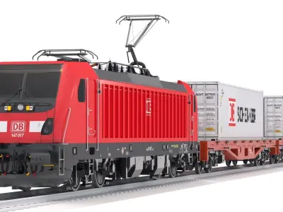 Bombardier TRAXX AC3 DB Cargo 3D model