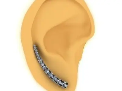 579 Ear decoration 3D print model