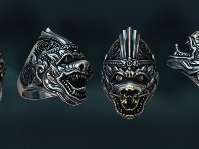 ring china 3D print model