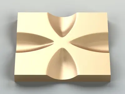 Wall panel 011 3D model