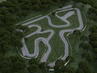 Race Track  3D model