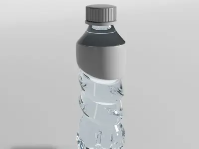 Bottle of water 3D model