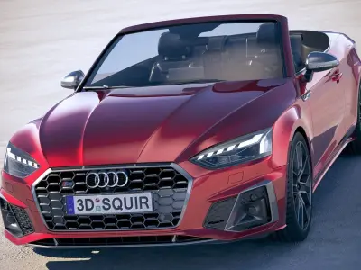 Audi S5 Cabrio 2020 3D model