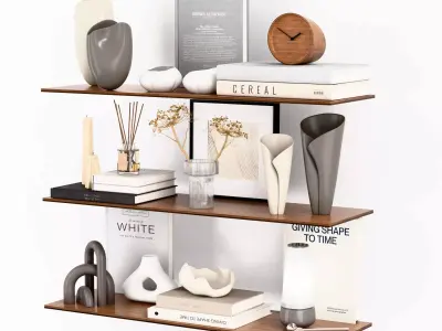 Decorative Set 3D model 33