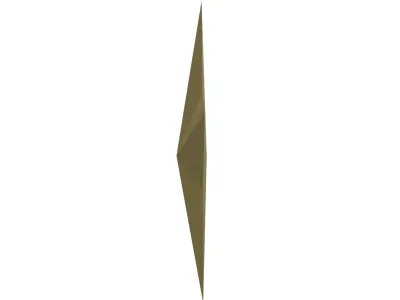 crismistmas star Low-poly 3D model