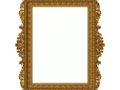 carved frame 3D model 30