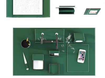 Desk Set for Executive  Director 3D model