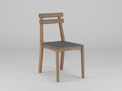 Cass Living Takeshi Chair 40x55x83 Low-poly 3D model