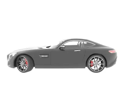 Mercedes-Benz AMG GT 2016 3D Model 3D model