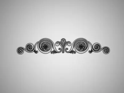 Carved decor 5 3D model