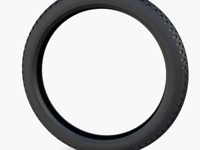 Moped tire 3D model