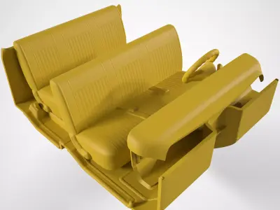 F250 CAR INTERIOR 3D print model