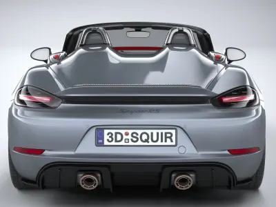 Porsche 718 Boxster Spyder RS 2024 3D model