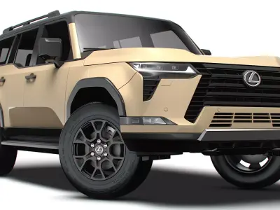 Lexus GX 550 Overtrail 2024 3D model