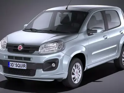 Fiat Uno 2017 3D model
