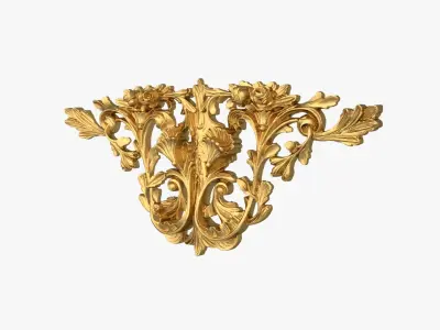 Classic decor ornament 209 3D model