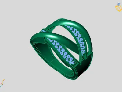 Women Ring 3DM Womens Ring 3d models 3D print model 3D print model 47
