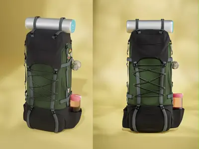 Travel Backpack 3D model