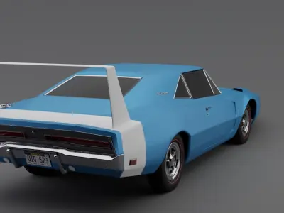 Dodge Charger Daytona 1969 3D model