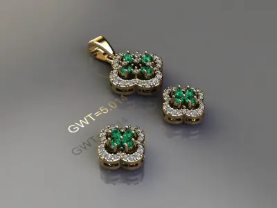 FASHION PENDENT 3D print model get