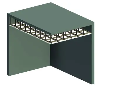Ceiling box with wires in it 3D model