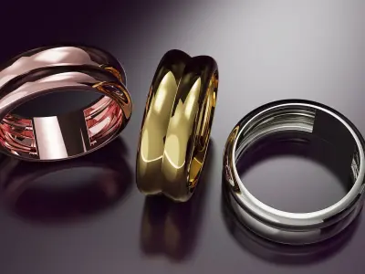 plain ring N03  Free 3D print model