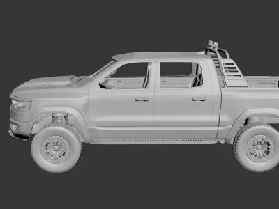Dodge Ram 1500 TRX 2021 3D print model