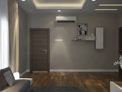 Restaurant Interior Design Project A94 DWG and Renders 3D model