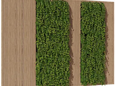 Green Wall - Vertical Garden Set2 3D model