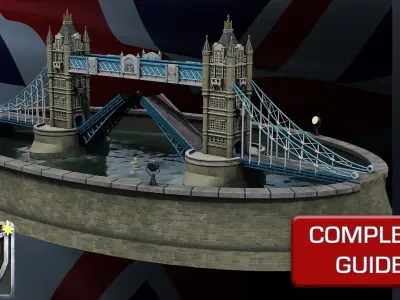 Blender 3 to UE5 A London Bridge 3D Model Environment 3D model