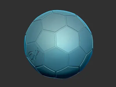 Pele Signed Soccer Ball 3D print model