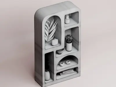 Isobel Bookshelf 3D model