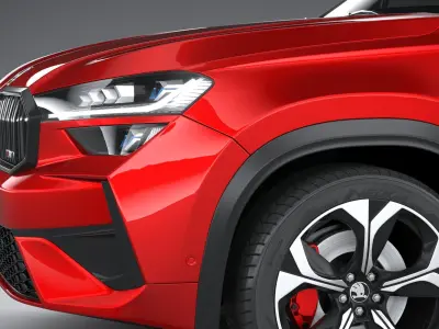 Skoda Kodiaq RS 2025 3D model