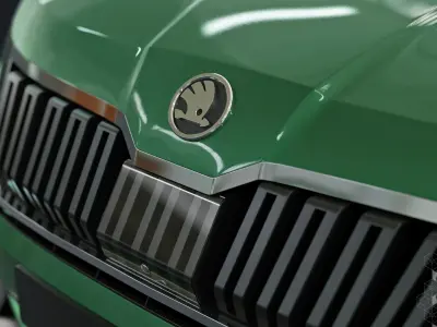 Skoda Kodiaq 2017 Low-poly 3D model