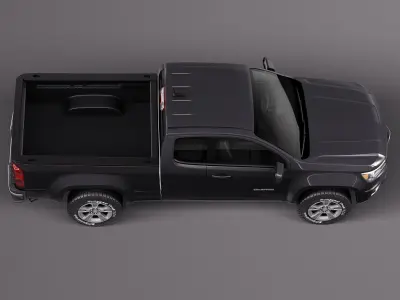 Chevrolet Colorado ShortCab 2015 3D model
