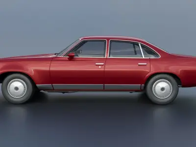 Chevrolet Chevelle Malibu Sedan 1973 3D print model