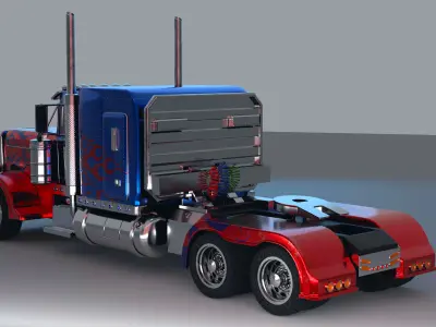 Optimus Prime Truck 3D model