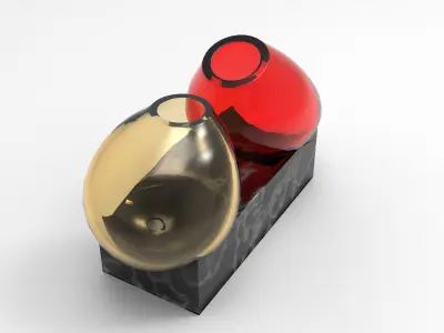 Mosi Vase Low-poly 3D model
