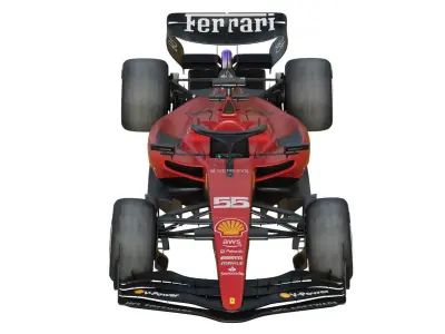 F1 Ferrari SF-23 2023 3D model