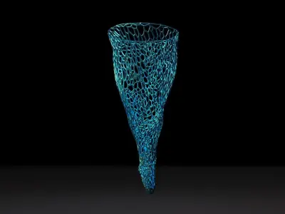 Christmas tree decor icicle 4 3D print model