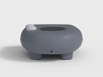 PORTABLE FAN HEATER Low-poly 3D model