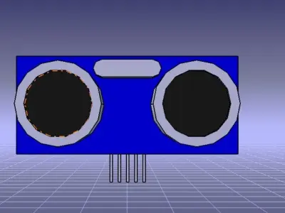 ULTRASONIC SENSOR 3D print model