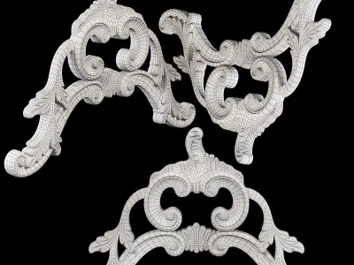 Classic carved 006 3D model