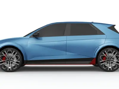 Hyundai Ioniq 5 N 2024 Low-poly 3D model