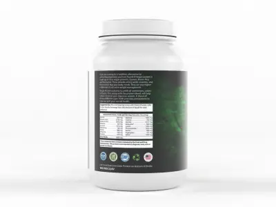 Protein Powder 3D model