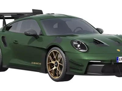 Porsche 911 GT3 RS 992 Manthey Kit 2025 3D model