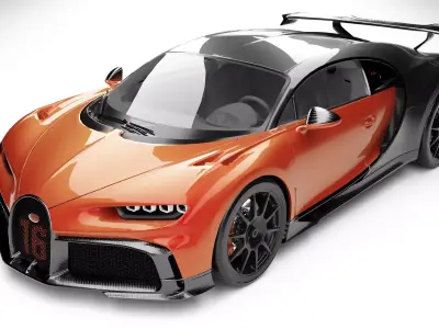 Bugatti Chiron Pur Sport  3D model
