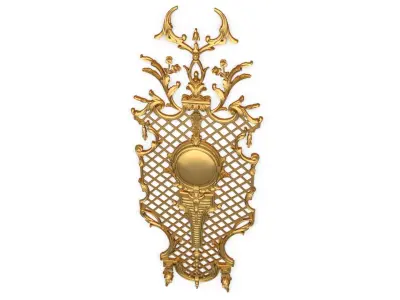 Classic decor ornament 124  3D model